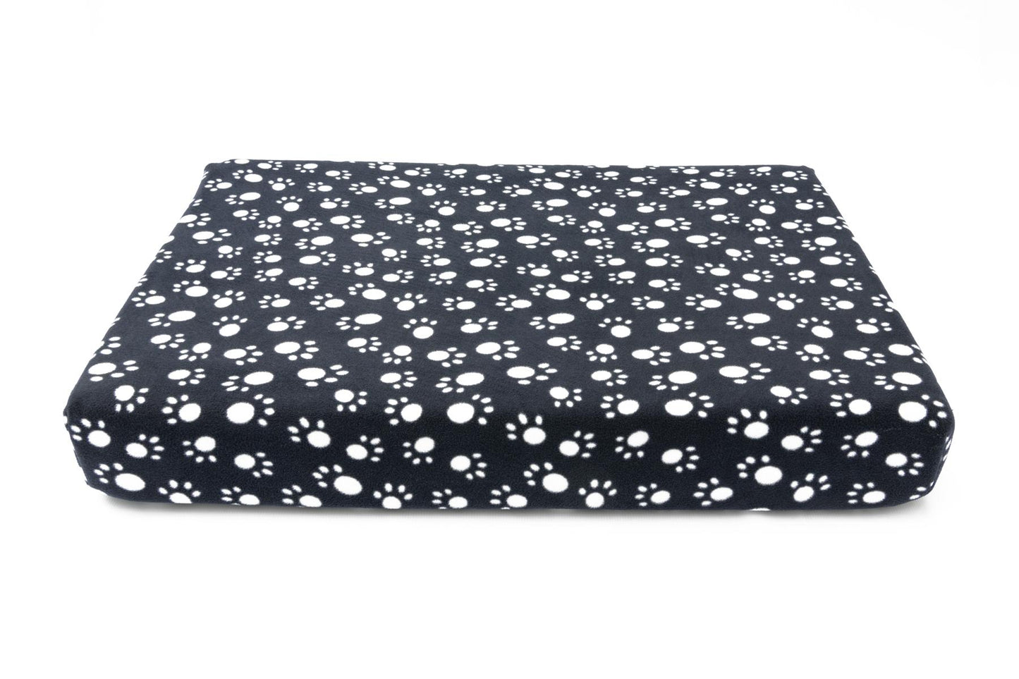 Black Paw Memory Foam Dog Bed-0
